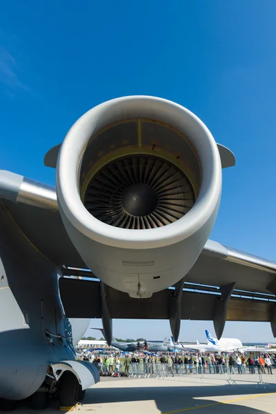 Boeing c-17 globemaster motoren — Stockfoto