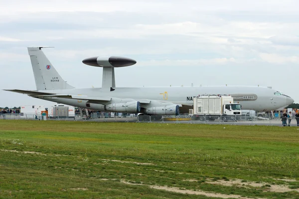 BERLINO - 14 SETTEMBRE: Boeing E-3 Sentry is an airborne early warning and control (AWACS), Mostra Internazionale Aerospaziale "ILA Berlin Air Show", 14 settembre 2012 — Foto Stock