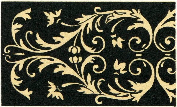 Intarsia, (Francia, siglo XVI). Publicación del libro "Meyers Konversations-Lexikon", Volumen 7, Berlín, Alemania, 1910 —  Fotos de Stock