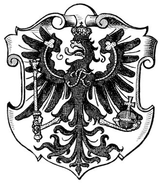 Coat of Arms East Prussia, (Province of Kingdom of Prussia). Publication of the book 