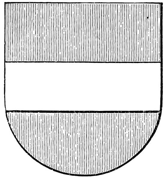Coat of arms of Austria, (Austro-Hungarian Monarchy). Publication of the book "Meyers Konversations-Lexikon", Volume 7, Leipzig, Germany, 1910 — Stock Vector