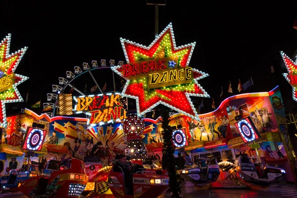Carousel. Christmas market at Alexanderplatz — Stock Photo, Image