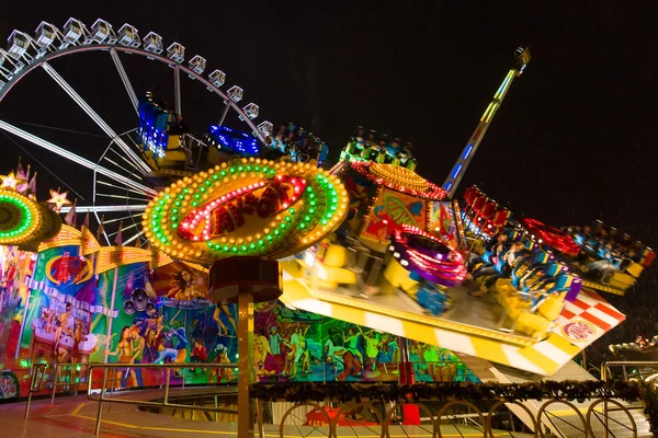 Karusell. Julemarked på Alexanderplatz – stockfoto