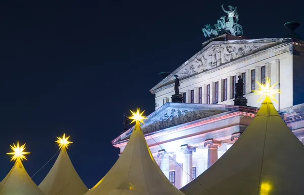 Mercatino di Natale in Gendarmenmarkt — Foto Stock