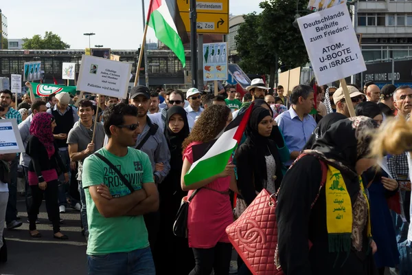 Demonstração Anti Israel em Berlim — Fotografia de Stock