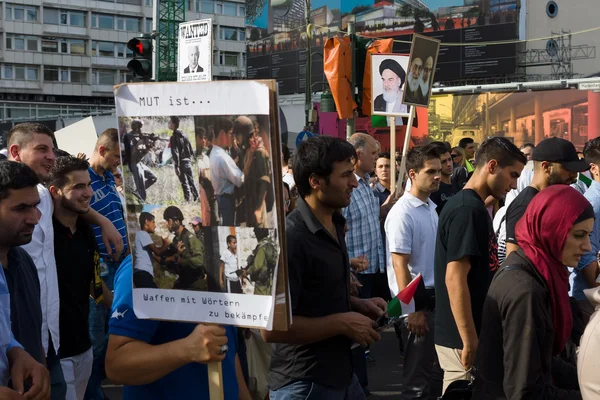 Anti Israel Demonstration in Berlin — Stock Photo, Image