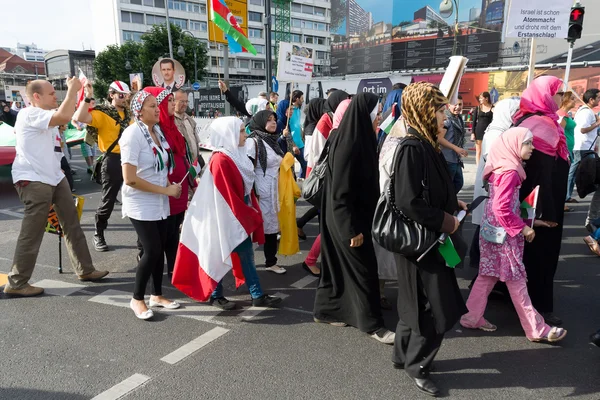 Anti-İsrail gösteri, berlin — Stok fotoğraf