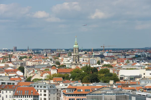Střechy Berlína, pohled z ptačí perspektivy — Stock fotografie