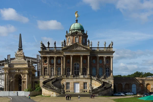 Potsdam, san souci. neuer Palast, der westliche Teil. Universität Potsdam. — Stockfoto