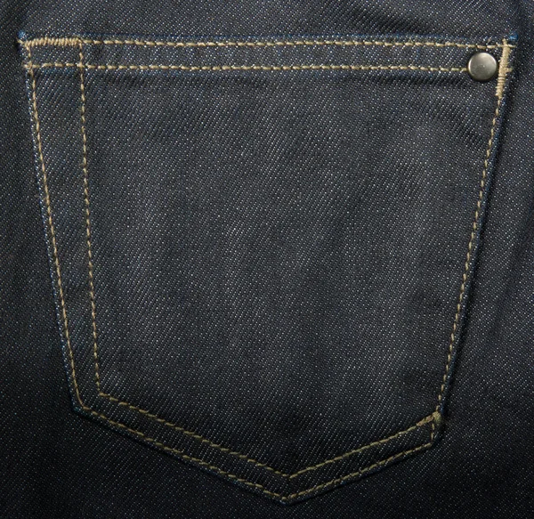 Back pocket of jeans. — Stock Photo, Image