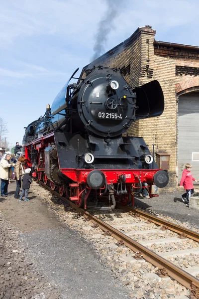 Locomotiva a vapore Borsig 03 2155-4 (DRG Classe 03 ) — Foto Stock