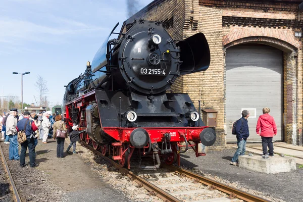 Steam locomotive Borsig 03 2155-4 (DRG Class 03) — Stock Photo, Image