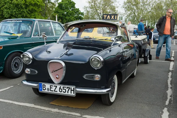 Berlin - 11 Mayıs: mikro araba goggomobil ts 250 coupe, 26 oldtime — Stok fotoğraf