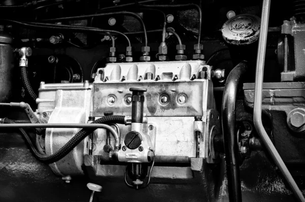 Fragmento del motor tractor Dutra D4K — Foto de Stock