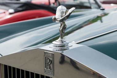 BERLIN - MAY 11: The emblem of Rolls-Royce, Spirit of Ecstasy, 2 clipart