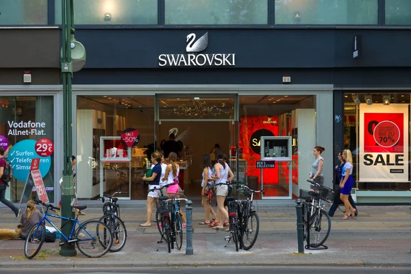 Swarovski boutique op kurfuerstendamm. — Stockfoto