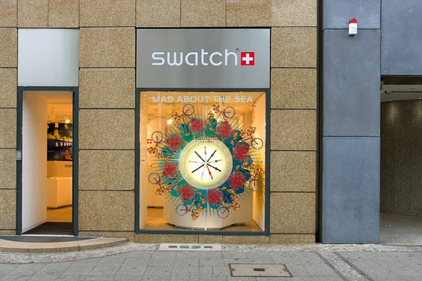 Tienda Swatch en Kurfuerstendamm . — Foto de Stock