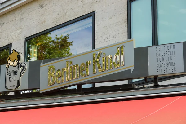 Bier berliner kindl. — Stockfoto