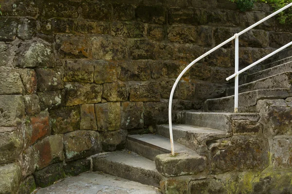 A escadaria velha — Fotografia de Stock