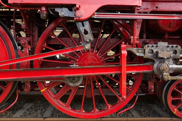 蒸気機関車の車輪 — ストック写真