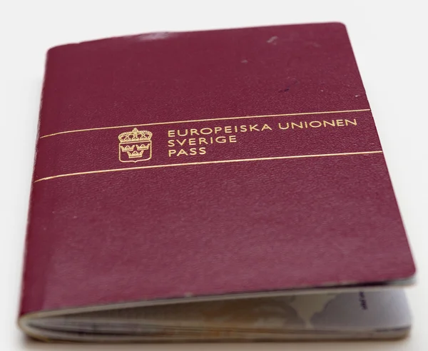 Шведським паспортом — стокове фото