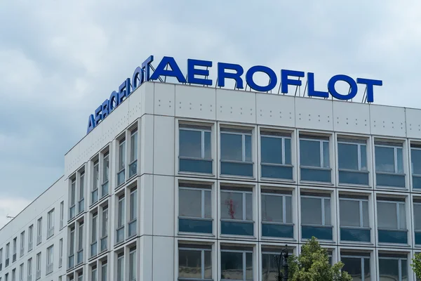 Biuro Aeroflot na bulwar unter den linden — Zdjęcie stockowe