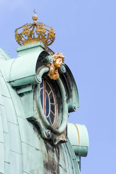 シャルロッテンブルク宮殿の屋根の詳細。ベルリン — ストック写真