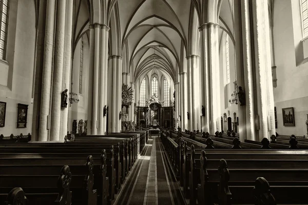 Interior of the Church of St. Mary on the Alexanderplatz — Stock Photo, Image