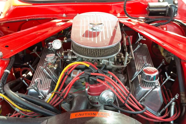 Engine Boss 351, pony car Ford Mustang Coupe (second generation), 1971 — Stock Photo, Image