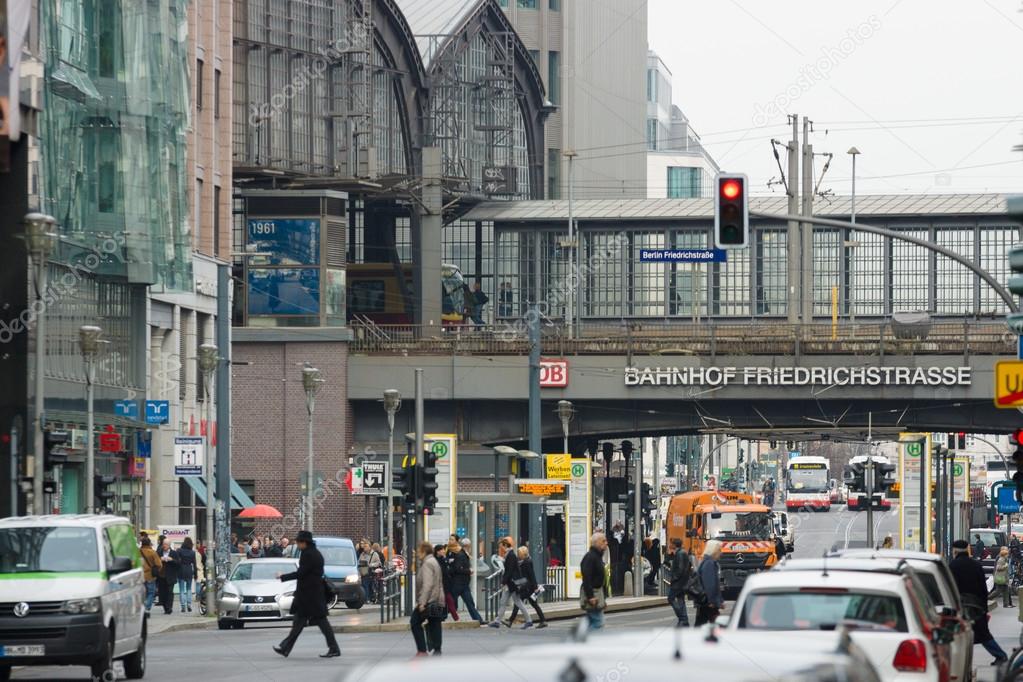 Berlin Friedrichstrasse railway station Stock Editorial Photo © S