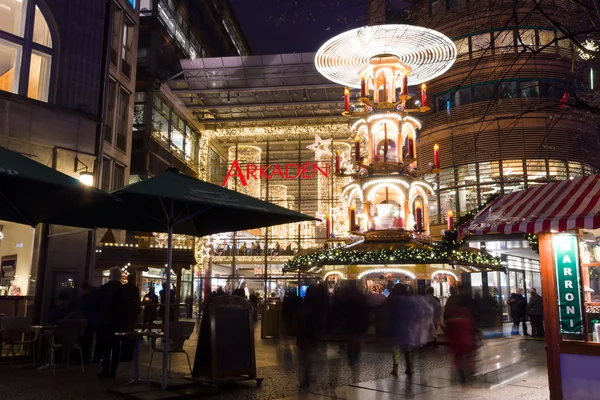 Mercado de Natal em Potsdamer Platz — Fotografia de Stock