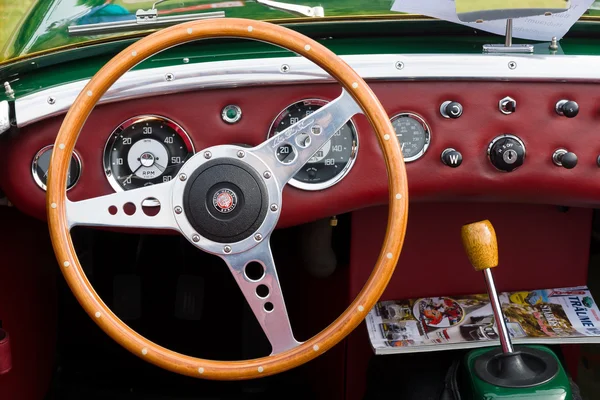 Cab two-door roadster, sports car Austin-Healey Sprite — Stock Photo, Image