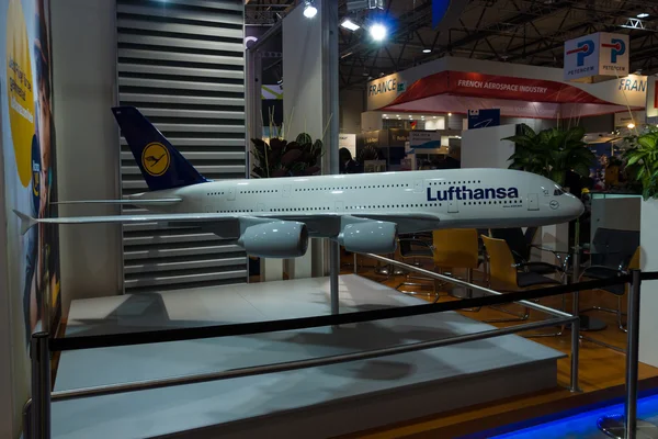 ILA Berlin Air Show 2012. Stand Lufthansa — Stock Photo, Image