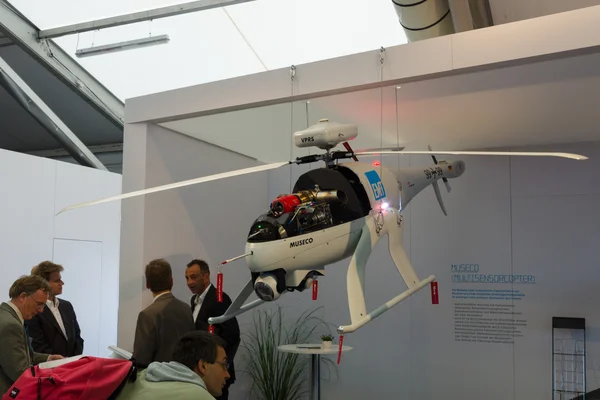 ILA Berlin Air Show 2012. MUSECO (MUlti SEnsor COpter) helicopter — Stock Photo, Image