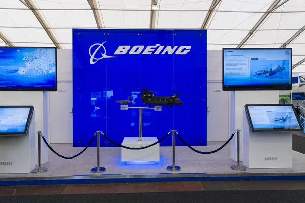 ILA Berlin Air Show 2012. Stand of "Boeing" — Stock Photo, Image
