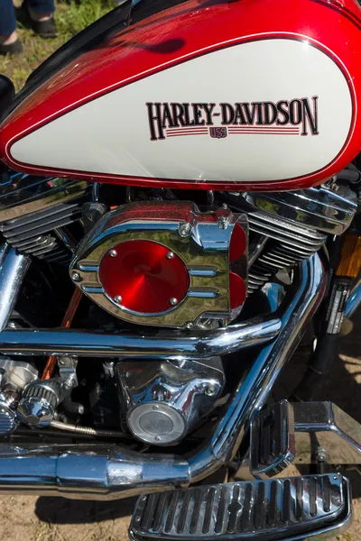 Motorfiets motor van harley davidson erfgoed softail klassieke — Stockfoto