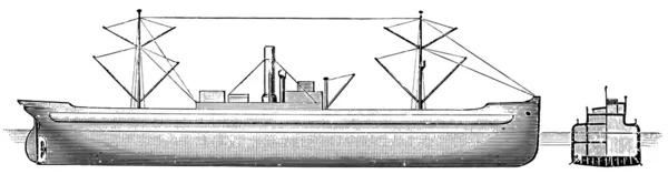 Nautica tedesca "Narvik " — Vettoriale Stock