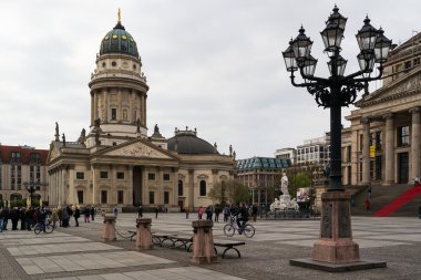 German Cathedral and the Konzerthaus on Gendarmenmarkt clipart
