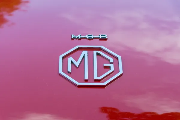 Logo of the sports car MG MGB — Stock Photo, Image