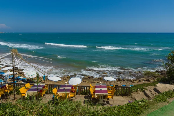 De stranden aan de kust. Anatolische kust - een populaire vakantiebestemming in de zomer van de Europese burgers. — Stockfoto