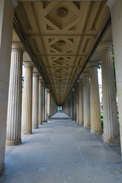 Columns stretching into the distance. — Stock Photo, Image