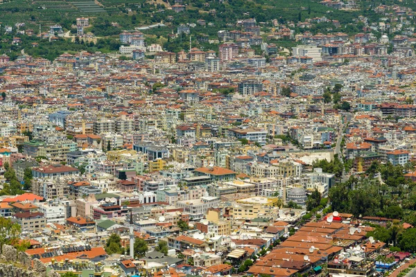 Hauses in de centrale districten van alanya. Turkije — Stockfoto