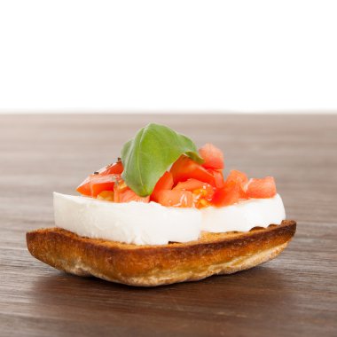 taze ve lezzetli bruschetta