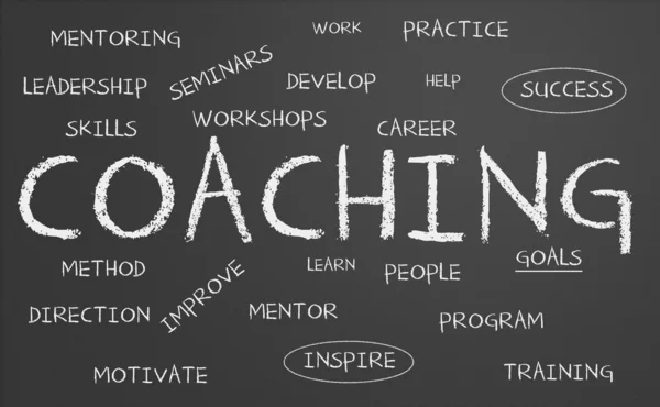 Coaching chalkboard — Stock Photo, Image