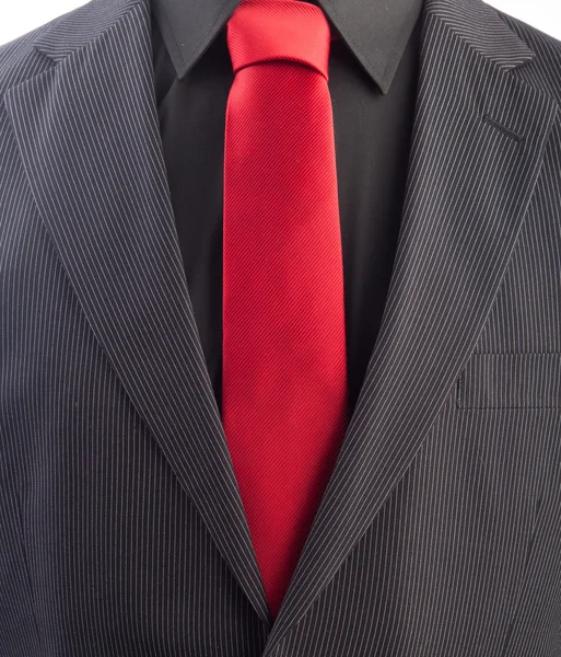 Pinstriped men's business suit — Stock Photo, Image