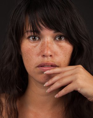 Güzel Asyalı kadın