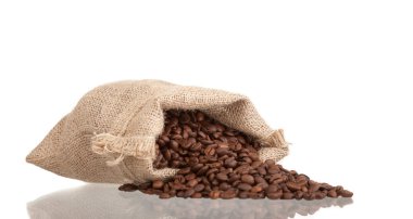 Çuvalda kahve çekirdekleri 