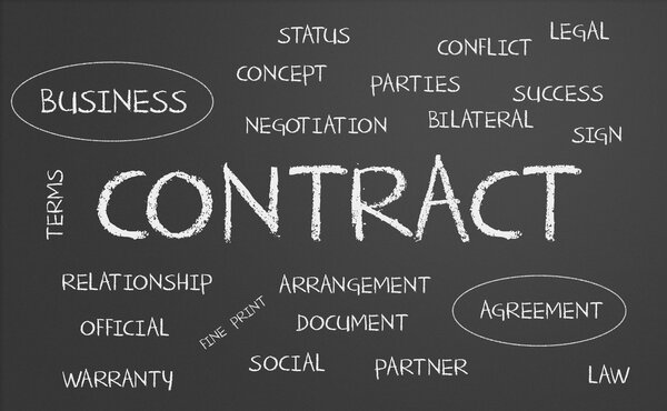 Облако контрактных слов
