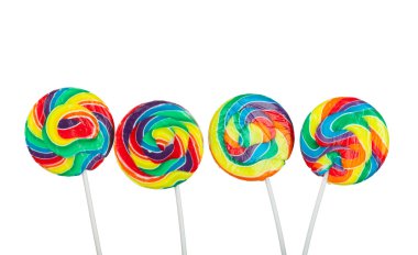 four Lollipops clipart