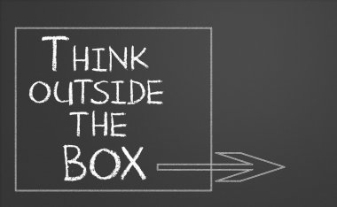 Kutunun dışını düşün.